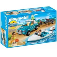 Playmobil 71589 - Pickup with Speedboat