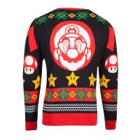 Super Mario Knitted Christmas Jumper - Super Mario...