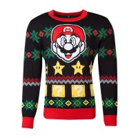 SUPER MARIO - Mario - Knitted Merry Christmas Sweater -...