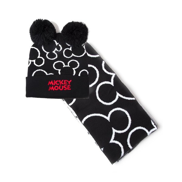 Mickey Mouse - Mickey Silhouette Beanie & Scarf Giftset