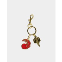 Magic: The Gathering Metal Keychain Red Mana