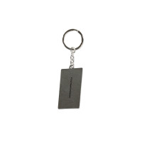 6-Siege - Metal Logo Keychain