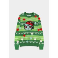 Pokemon Sweatshirt Christmas Jumper Bulbasaur Size S