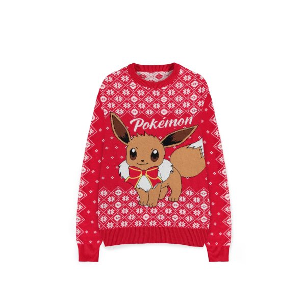 Pokémon Sweatshirt Christmas Jumper Eevee Size S