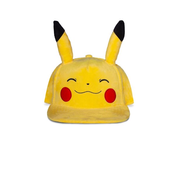 Pokemon Snapback Cap Smiling Pikachu - Difuzed NH445072POK - (Headwear / Novelty hats)