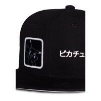 Pokémon Snapback Cap Pikachu Japanese Black