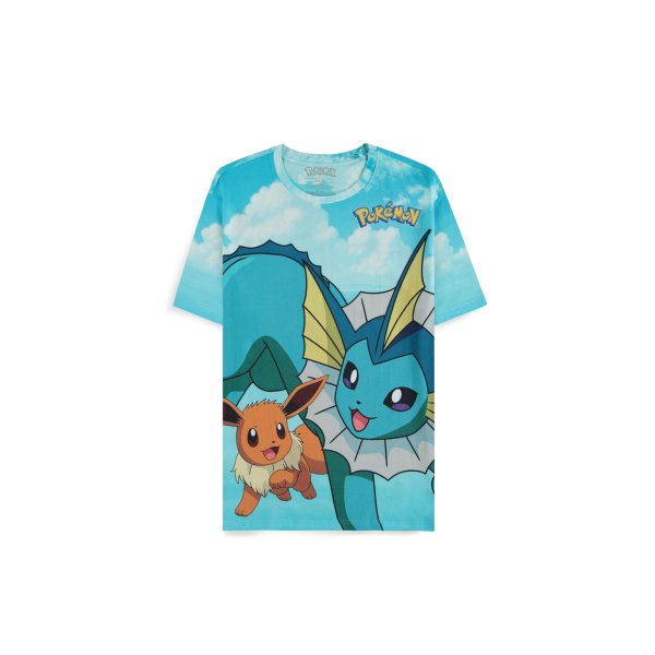 Pokémon T-Shirt Mirage AOP Evoli Evolutions  Größe XL