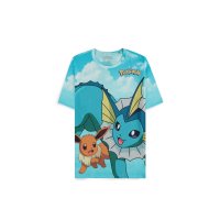 Pokémon T-Shirt Mirage AOP Evoli Evolutions  Größe XL