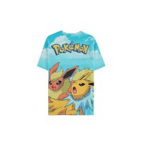 Pokémon T-Shirt Mirage AOP Evoli Evolutions  Größe XL