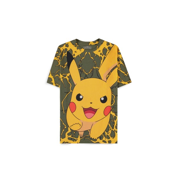 Pokémon - Pikachu Lightning Mens Short Sleeved T-shirt (Digital AOP)