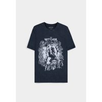 The Witcher T-Shirt Dark Blue Fiend Size S