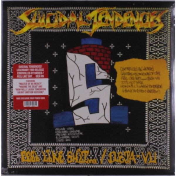 Suicidal Tendencies: Controlled By Hatred / Feel Like Shit... Deja Vu (Indie Exclusive Fruit Punch Vinyl)