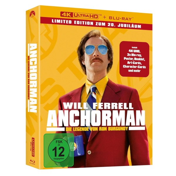 Anchorman - Die Legende von Ron Burgundy (Collectors Edition) (Ultra HD Blu-ray & Blu-ray)