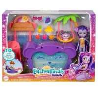 Mattel - Enchantimals Sunshine Beach Monkey Splash Pool...