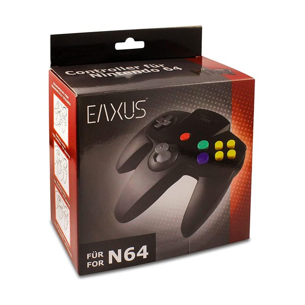 N 64 Controller schwarz - Eaxus  - (Sonderartikel / Zubehör)