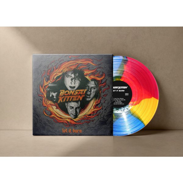 Bonsai Kitten: Let It Burn (180g) (Limited Indie Edition) (Special Collectors Tricolor Rainbow Vinyl)