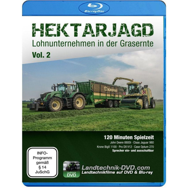 Hektarjagd Vol. 2 - Lohnunternehmen in der Grasernte (Blu-ray) - FD Produktion  - (Blu-ray Video / Landwirtschaft)