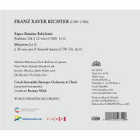 Franz Xaver Richter (1709-1789): Psalmus 136 a 12 voci...