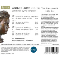 George Lloyd (1913-1998): Symphonien Nr.1-6