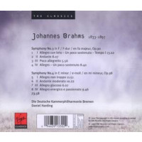 Johannes Brahms (1833-1897): Symphonien Nr.3 & 4