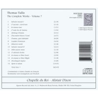 Thomas Tallis (1505-1585): Complete Works Vol.7