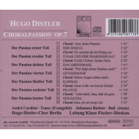 Hugo Distler (1908-1942): Choralpassion op.7