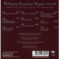 Wolfgang Amadeus Mozart (1756-1791): Serenaden & Divertimenti