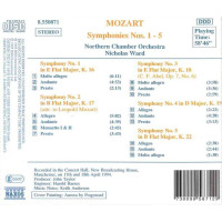 Wolfgang Amadeus Mozart (1756-1791): Symphonien Nr.1-5