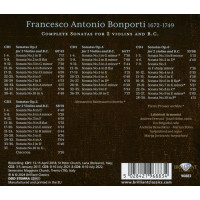 Francesco Bonporti (1672-1749): Sonaten für 2 Violinen & Bc op.1 Nr.1-10,op.2 Nr.1-10,op.4 Nr.1-10,op.6 Nr.1-10