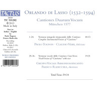 Orlando di Lasso (Lassus) (1532-1594): Cantiones Duarum...