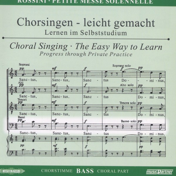 Various: Chorsingen leicht gemacht -  Gioacchino Rossini: Petite Messe Solennelle (Bass)