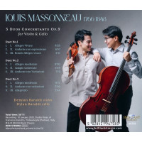 Louis Massonneau (1766-1848): Duos Concertante op.9 Nr.1-3 für Violine & Cello