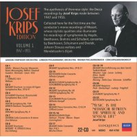 Various: Josef Krips Edition Vol.1 (London,Wien,Amserdam)