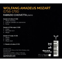 Wolfgang Amadeus Mozart (1756-1791): Klaviersonaten Nr.4,8,12