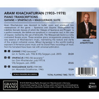 Aram Khachaturian (1903-1978): Klavier-Transkriptionen