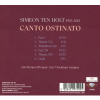 Simeon ten Holt (1923-2012): Canto Ostinato für...