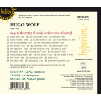 Hugo Wolf (1860-1903): Lieder