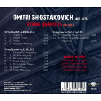 Dmitri Schostakowitsch (1906-1975): Streichquartette Vol.2