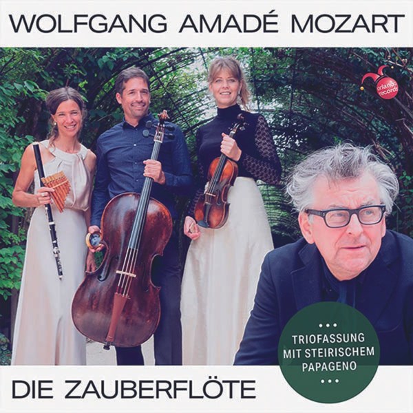 Wolfgang Amadeus Mozart (1756-1791): Die Zauberflöte für Flöte,Violine,Cello & Erzähler