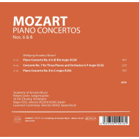 Wolfgang Amadeus Mozart (1756-1791): Klavierkonzerte Nr.6 & 8