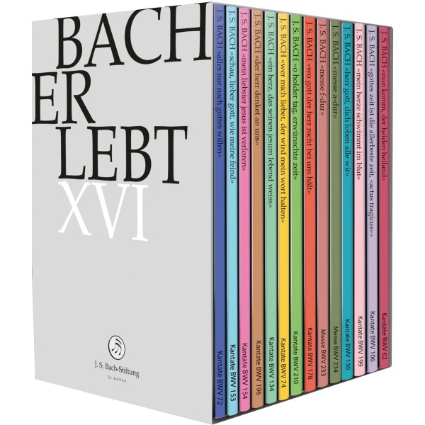 Johann Sebastian Bach (1685-1750): Bach-Kantaten-Edition der Bach-Stiftung St.Gallen "Bach erlebt XVI" - Das Bach-Jahr 2023