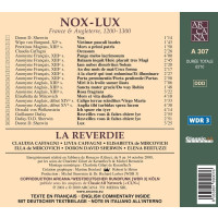 Various: Nox-Lux - Französische & englische Musik 1200-1300