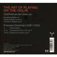 Francesco Geminiani (1687-1762): The Art of Playing on...