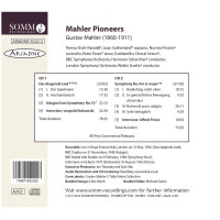 Gustav Mahler (1860-1911): Mahler Pioneers - First...