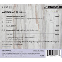 Wolfgang Rihm (1952-2024): Two Other Movements