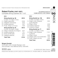 Robert Fuchs (1847-1927): Sämtliche Streichquartette...