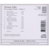 Thomas Tallis (1505-1585): Complete Works Vol.3