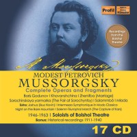 Modest Mussorgsky (1839-1881): Sämtliche Opern und...