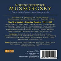 Modest Mussorgsky (1839-1881): Sämtliche Opern und...