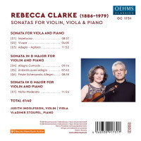 Rebecca Clarke (1886-1979): Violinsonaten D-Dur & G-Dur